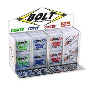 BOLT HARDWARE TRACK PACK DISPLAY CRF/KTM/YZ/KX