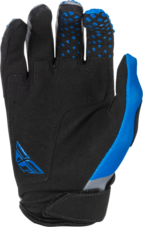Kinetic 2026 Youth Gloves - Blue/Grey/Black