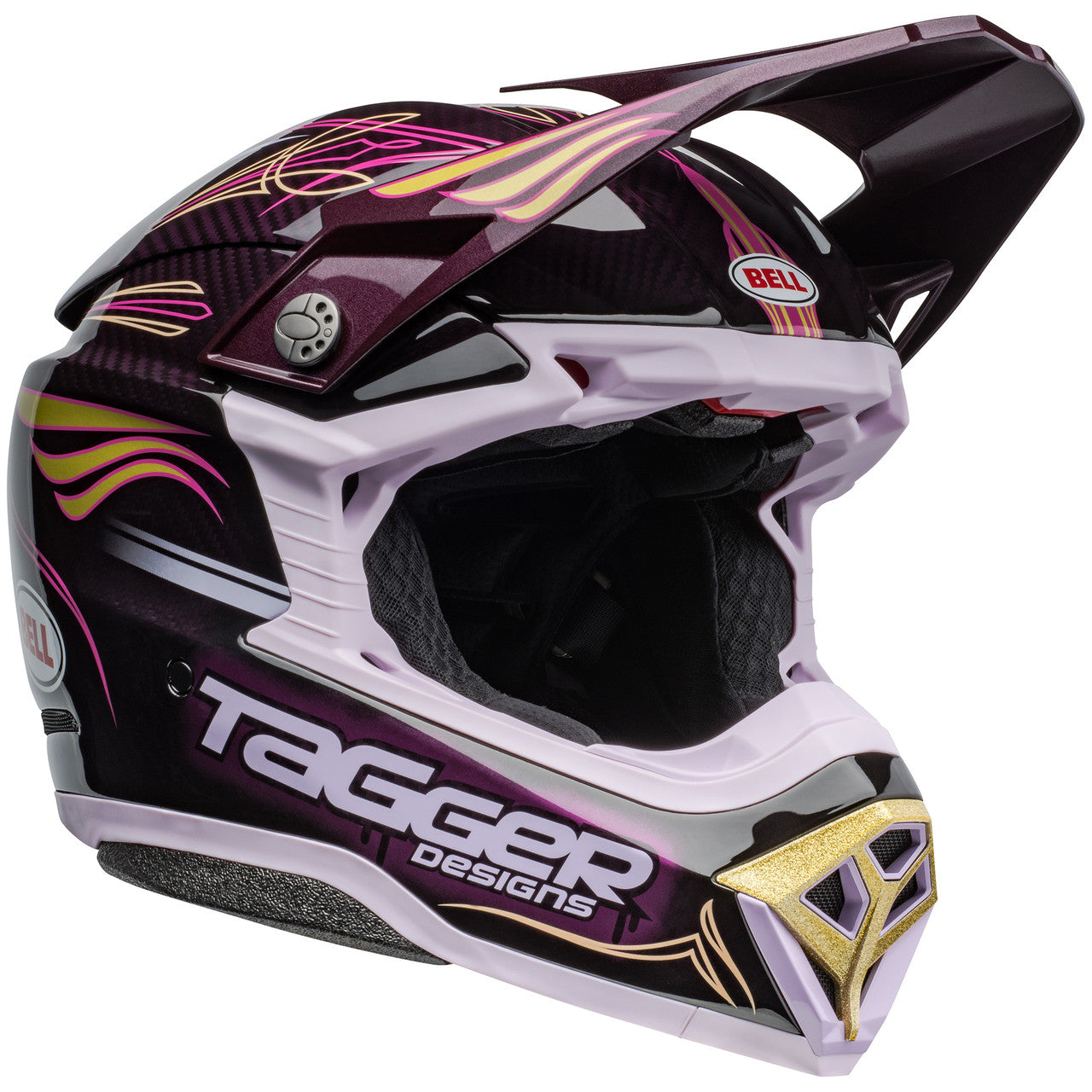 BELL SUPER MAGNUM Ｍ Bell MX 2024 Moto-10 Spherical Mips Adult Helmet (Tagger Purple