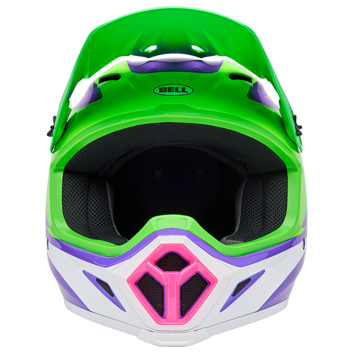 Bell 2025 MX-9 MIPS (Jackal Hi-Viz Green/Purple)