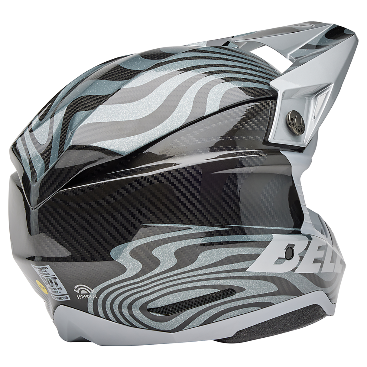 Bell 2025 Moto-10 Spherical (Cortex Silver/Grey)