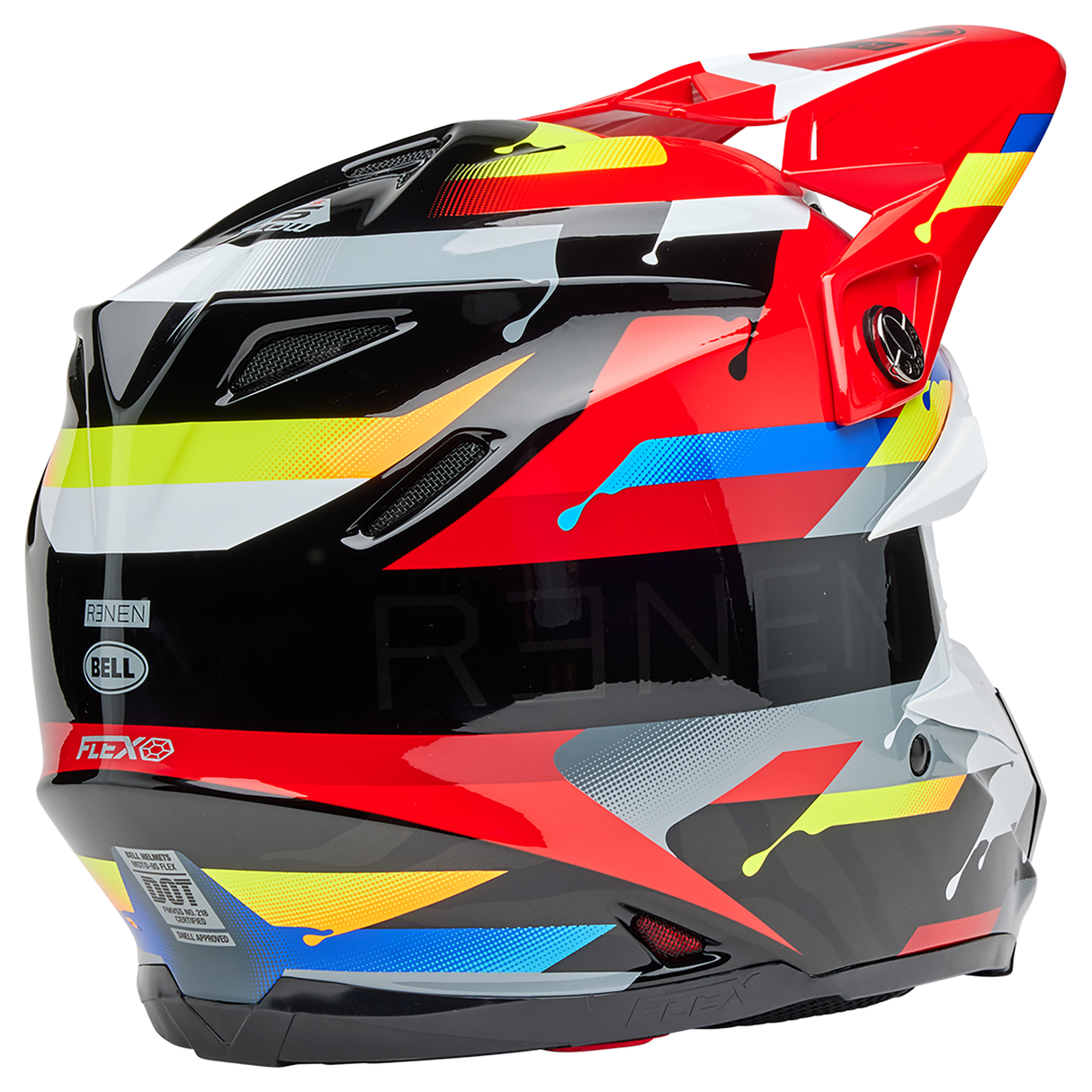Bell 2025 Moto-9S Flex (Renen Nova Black/Red)