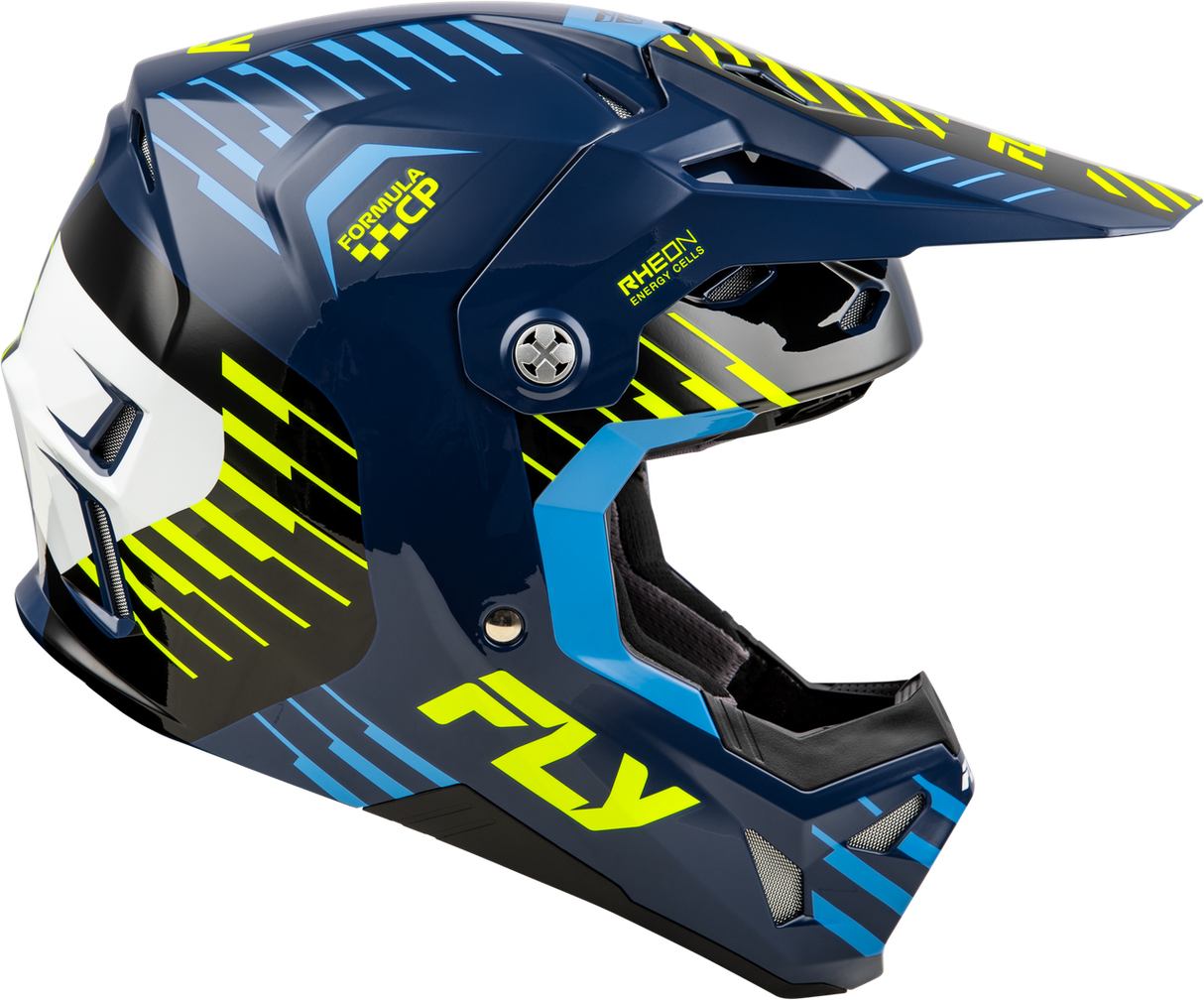 Formula CP Slice Helmet - Navy/Hi-Viz/White