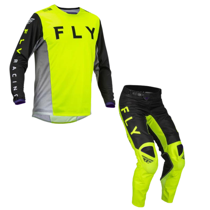 FLY 2023 KINETIC KORE HI-VIS/BLACK KIT COMBO