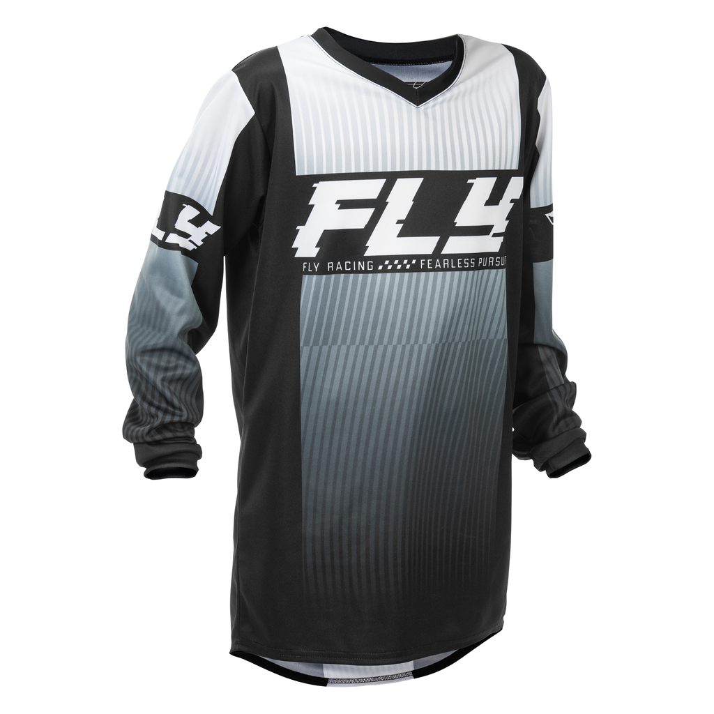 F-16 2026 Youth Jersey - Black/White