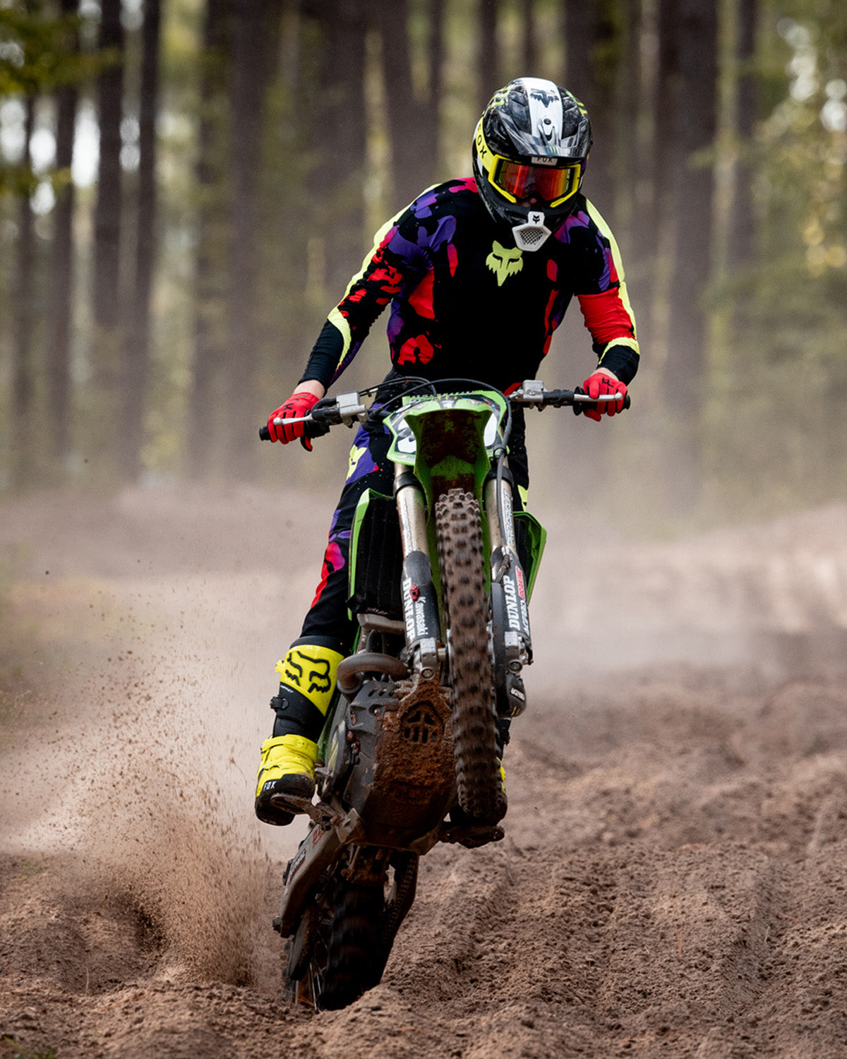 Kawasaki fashion dirt bike clothing