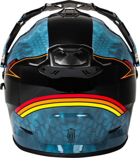 Kinetic Trekker Kryptek Helmet - Slate/Black/Red