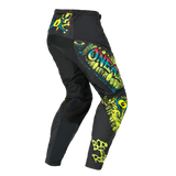 ELEMENT Youth Pants RANCID black/neon yellow