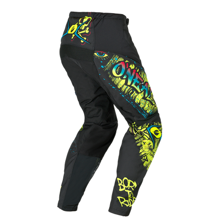 ELEMENT Youth Pants RANCID black/neon yellow