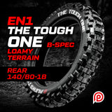Plews Tyres EN1 EXTREME The Tough One Spec B +15mm Tread depth - 140 / 80 - 18