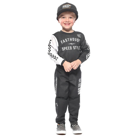 Fasthouse Fasthouse Kit Combo El Nino Toddler Black motocross kit jersey and pants