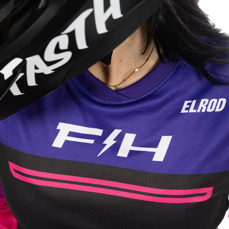 Elrod React Women's Jersey - Electric Fuchsia/FH Purple