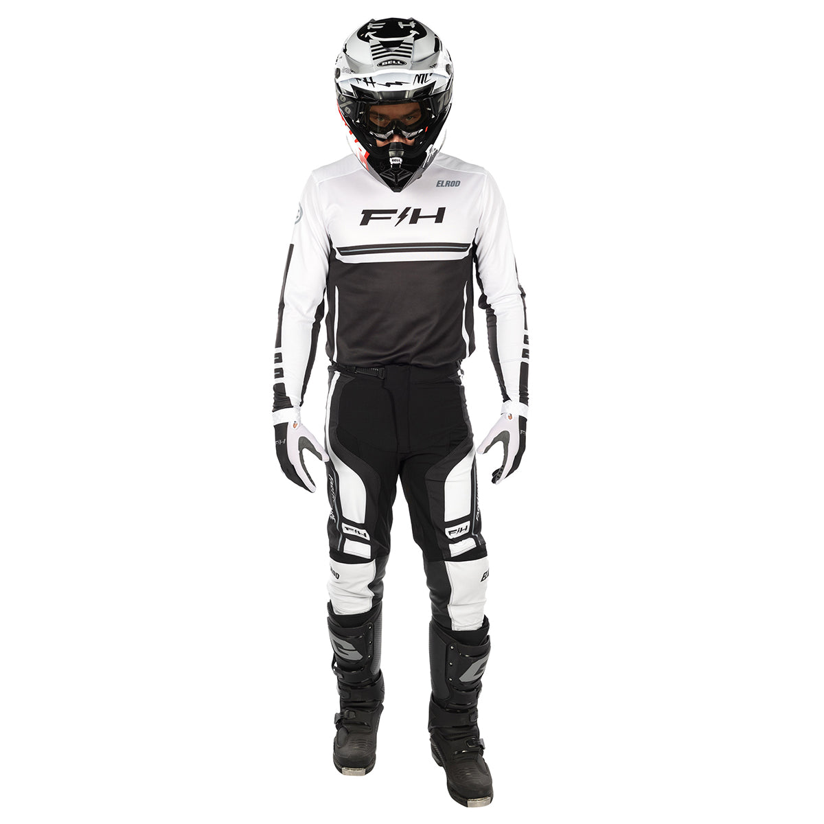 Elrod React Pant - White/Black