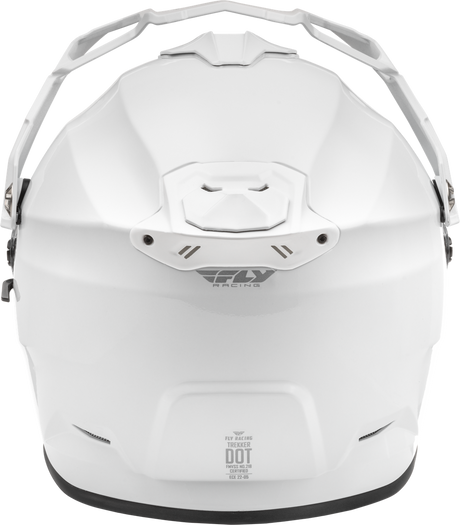 Kinetic Trekker Solid Helmet - White