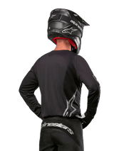 FLUID GRAPHITE JERSEY - BLACK/SILVER