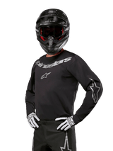 FLUID GRAPHITE JERSEY - BLACK/SILVER