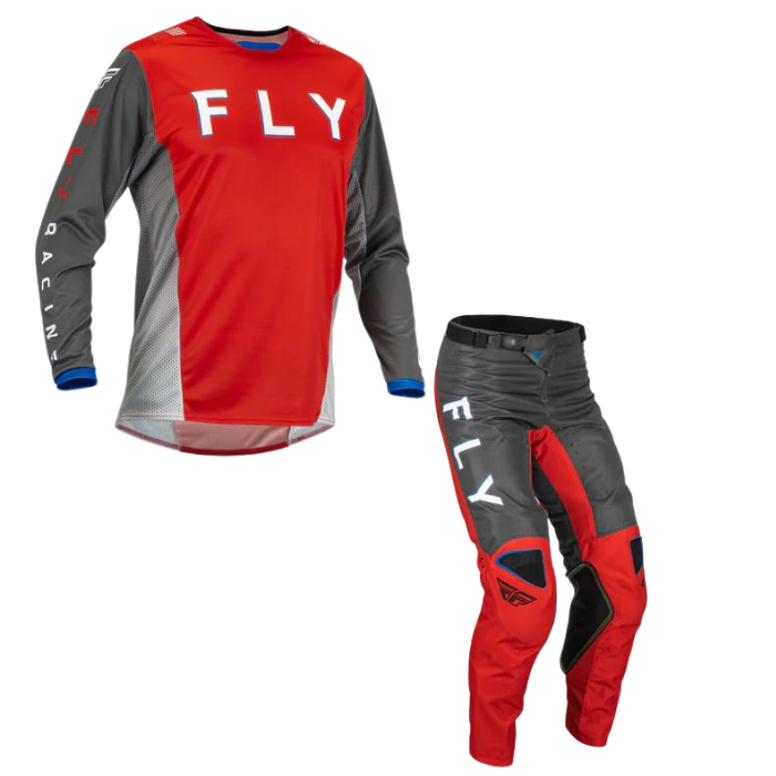 FLY 2023 KINETIC KORE RED/ GREY KIT COMBO