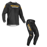 FLY 2023 KINETIC ROCKSTAR BLACK/GOLD KIT COMBO