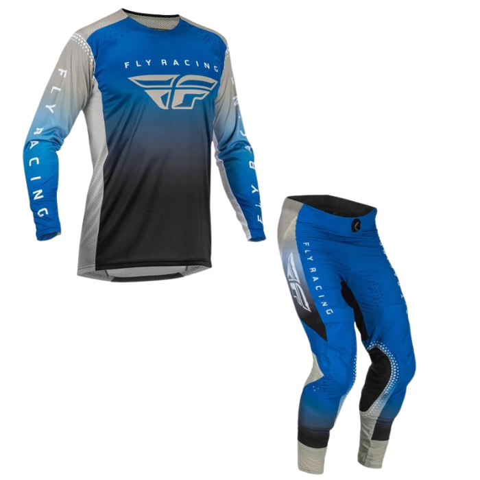 FLY 2023 LITE BLUE/GREY/BLACK KIT COMBO