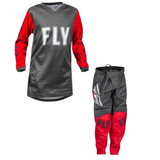 FLY 2023 YOUTH F-16 GREY/RED KIT COMBO