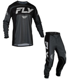 FLY RACING FLY 2024 LITE CHARCOAL BLACK KIT COMBO