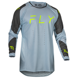 Fly Racing 2024 Evolution DST Jersey (Ice Grey/Charcoal/Neon Green)