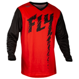 FLY RACING FLY 2024 YOUTH F-16 RED BLACK GREY JERSEY