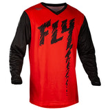 FLY RACING FLY 2024 YOUTH F-16 RED BLACK GREY KIT COMBO
