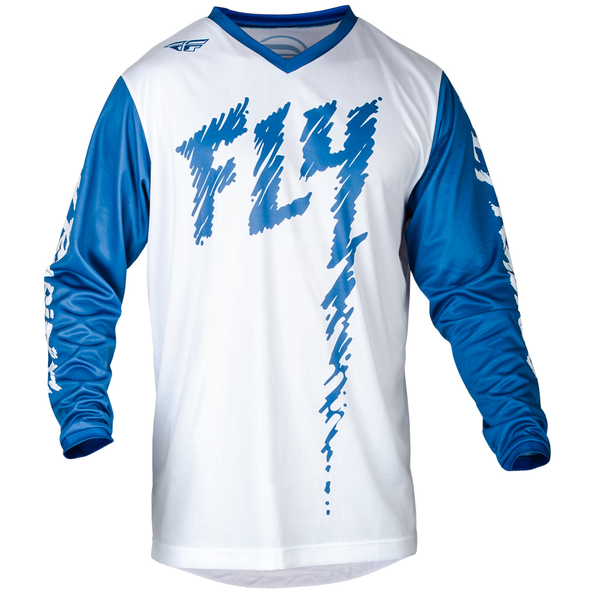 Fly Racing 2024 Youth F-16 Jersey (True Blue/White)