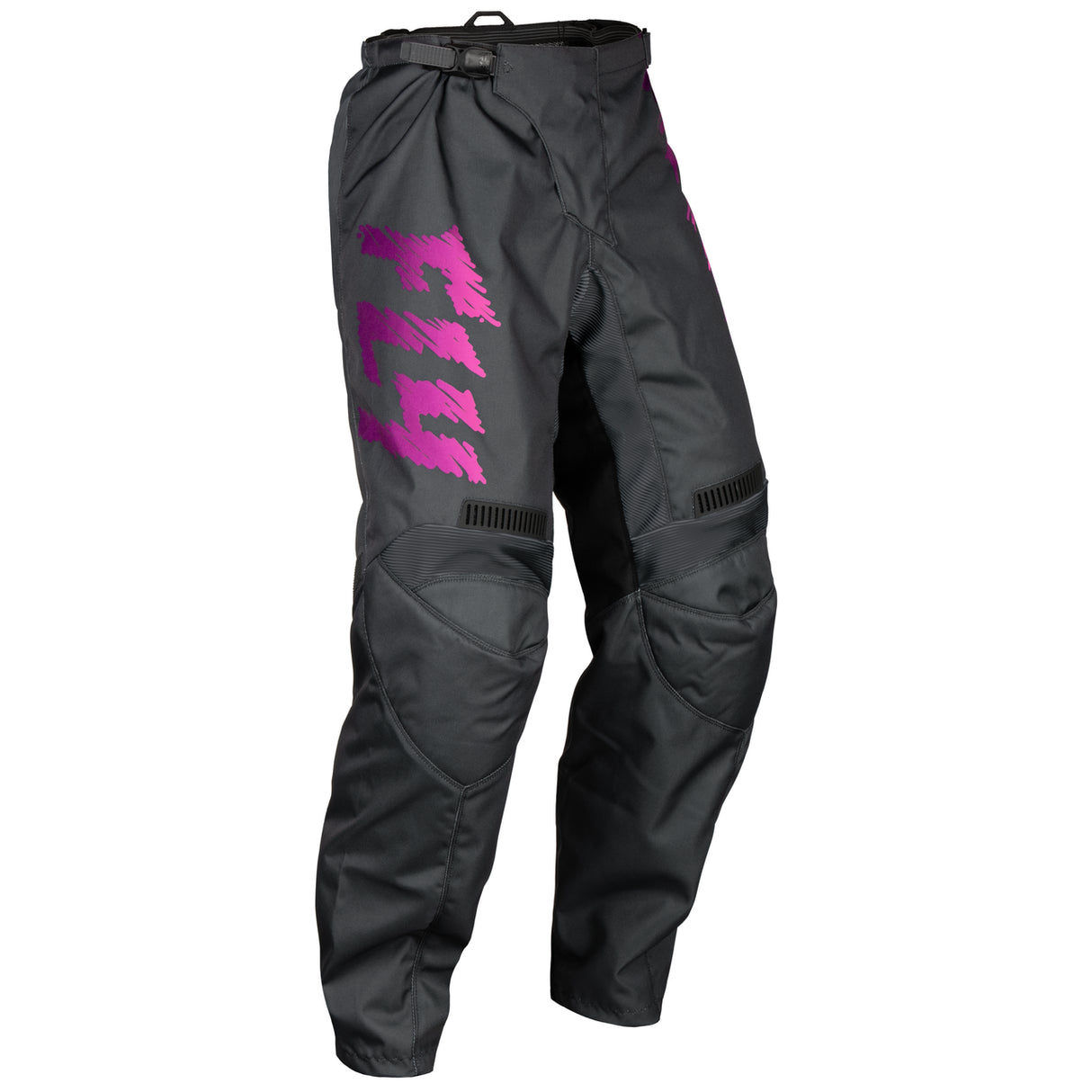 Fly Racing 2024 Youth F-16 Pants (Grey/Charcoal/Pink)