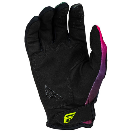 Fly Racing 2024 Youth Kinetic Prodigy Gloves (Fuchsia/Electric Blue/Hi-Viz)