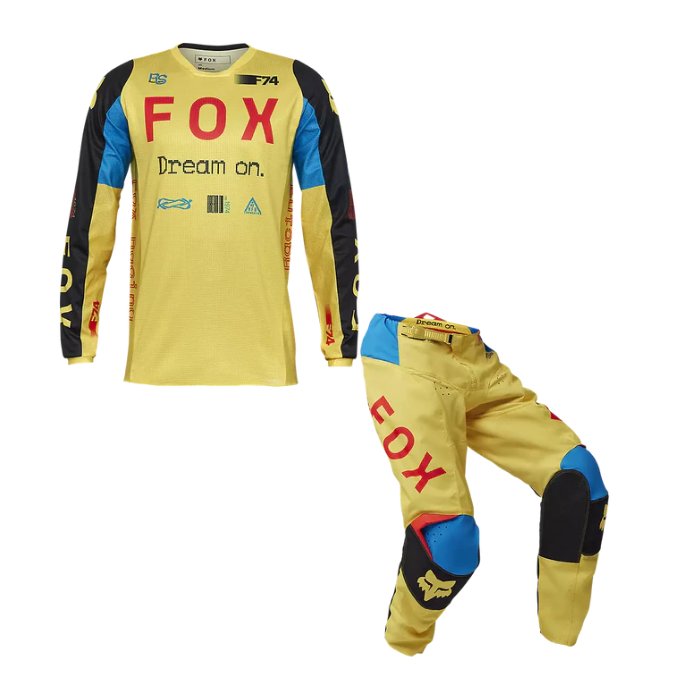 FOX 180 RACE SPEC KIT COMBO - PALE YELLOW