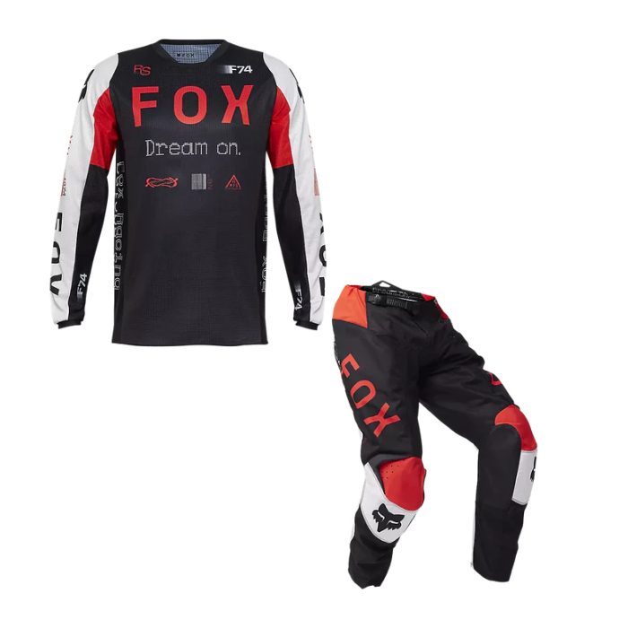 FOX 180 RACE SPEC KIT COMBO - FLUO RED