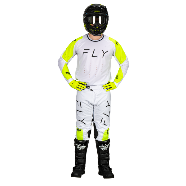 FLY RACING FLY 2024 EVOLUTION DST WHITE HI/VIZ JERSEY