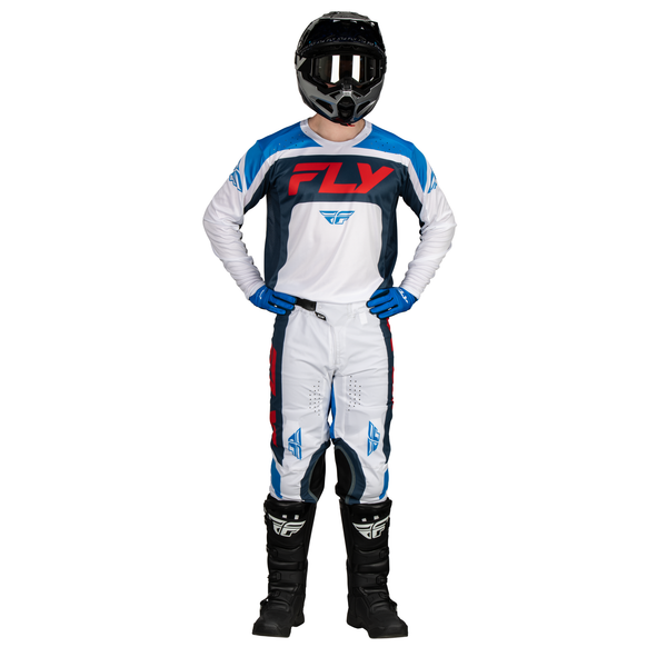 FLY RACING FLY 2024 LITE RED WHITE NAVY PANTS