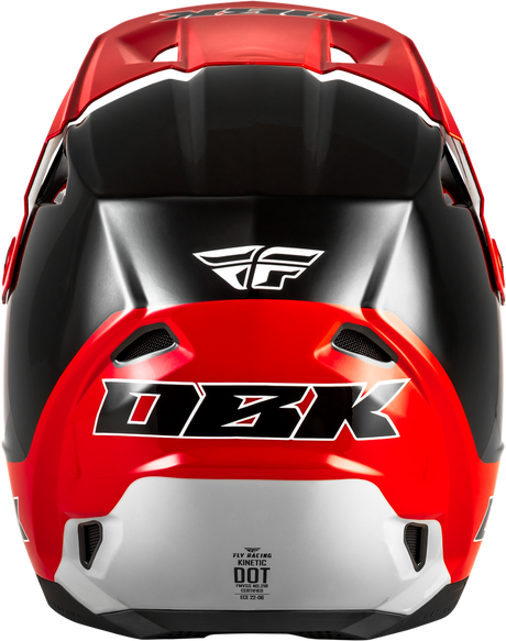 Kinetic DBK Special Edition Helmet - Black/Red/Grey