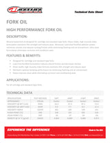 Maxima Fork Oil Standard Fortified (SAE 10wt) 1 Litre