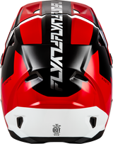Kinetic Crest Helmet - Red/Black/White