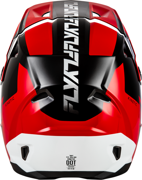 Kinetic Crest Helmet - Red/Black/White