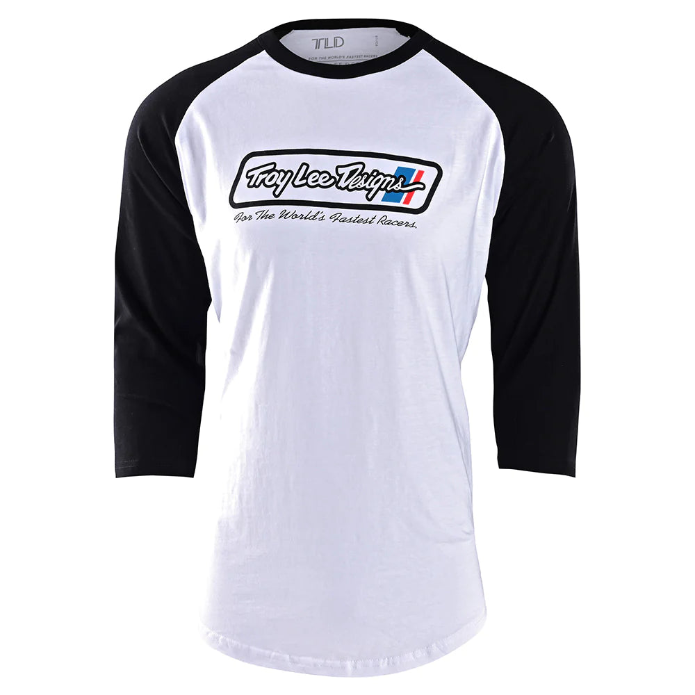 Troy Lee Designs GO Faster LE Raglan LS T-Shirt - Black White – Dirt Store
