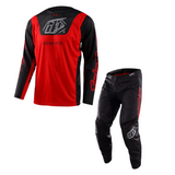 Troy Lee Designs GP PRO BLENDS CAMO RED/BLACK KIT COMBO