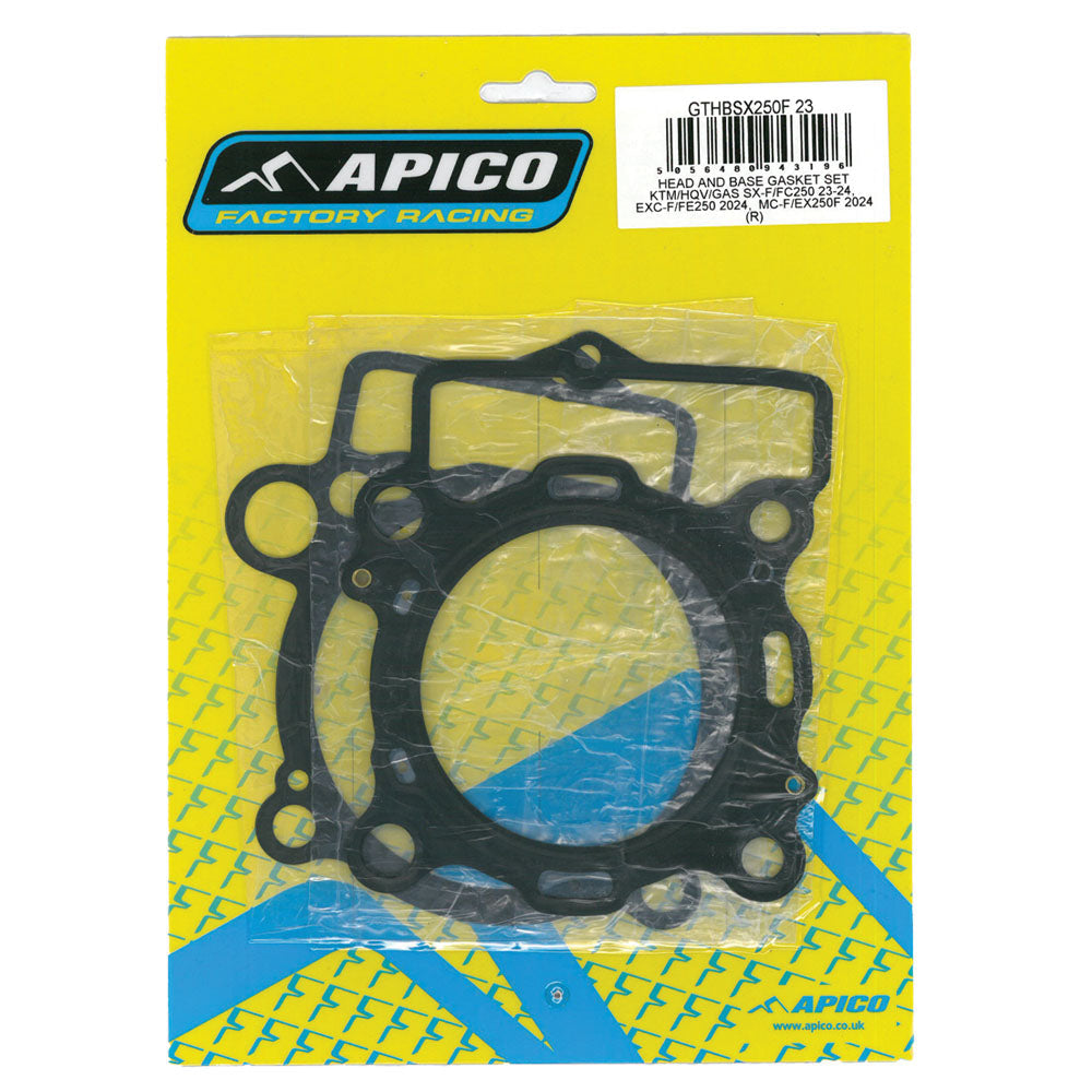 HEAD AND BASE GASKET SET KTM/HQV/GAS SX-F/FC250 23-24,  EXC-F/FE250 2024,  MC-F/EX250F 2024 (R)