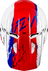 Kinetic Youth Drip Helmet - Red/White/Blue