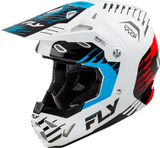 Formula CP Slice Helmet - White/Red/Cyan