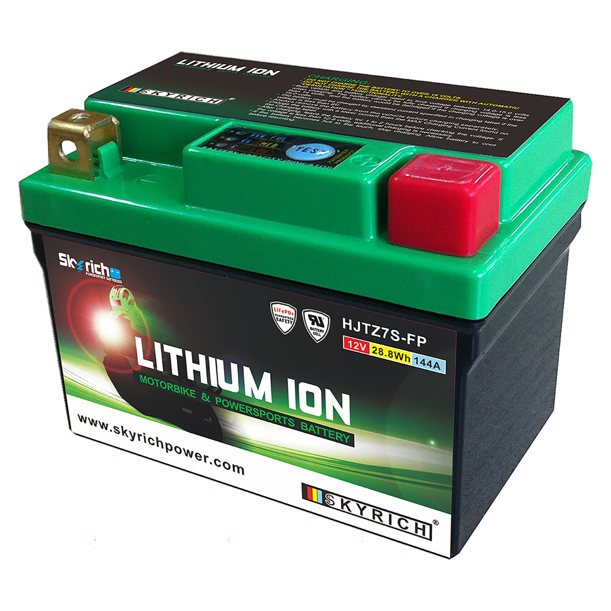 Skyrich Lithium Ion Battery LTZ7S Kawasaki KFX/KLX 450 94-18