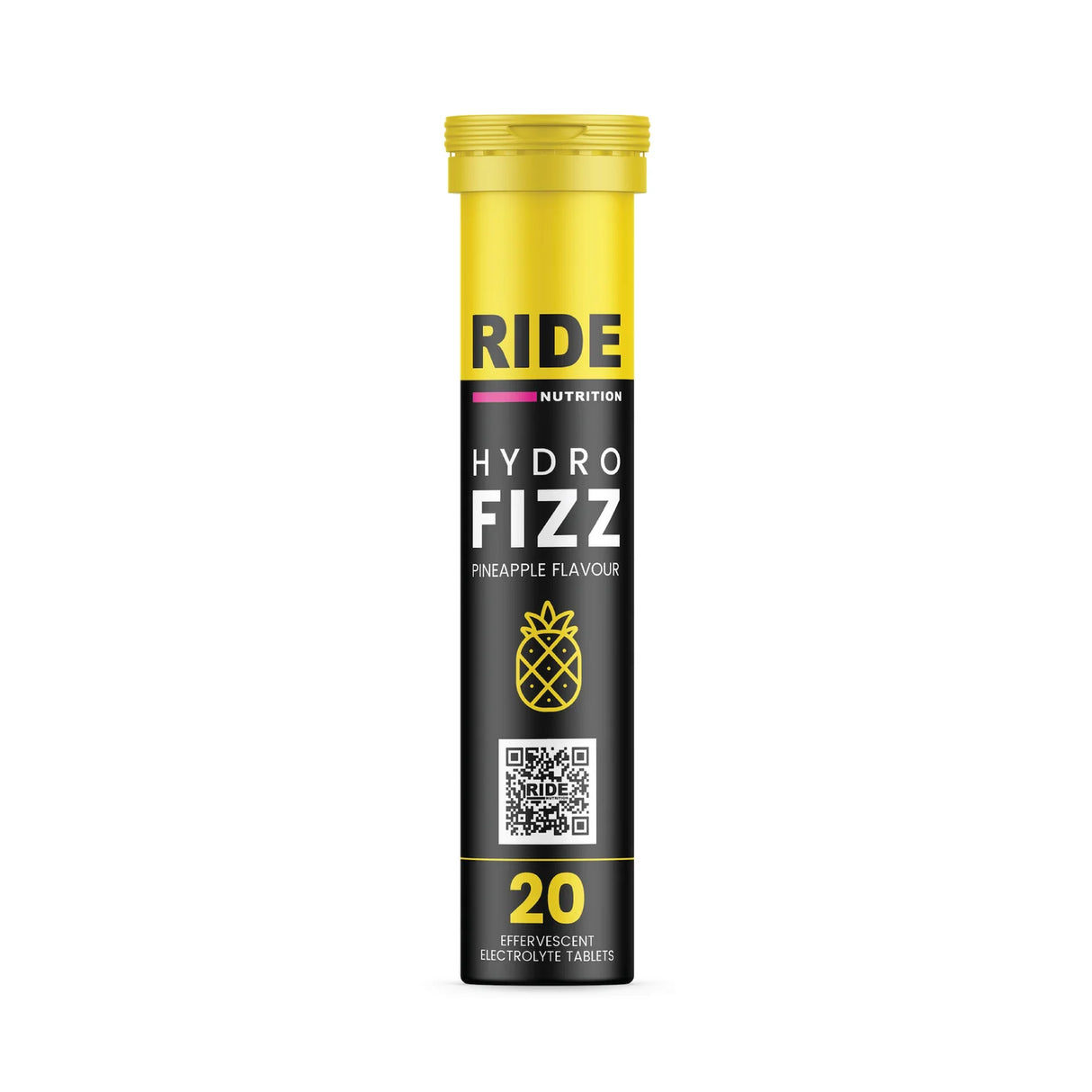 RIDE NUTRITION HYDRO FIZZ ELECTROLYTE TABS - PINEAPLE