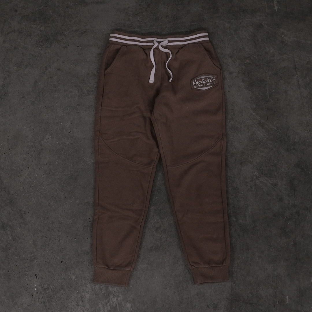 Vintage Mocha Diamond Heavyweight Joggers