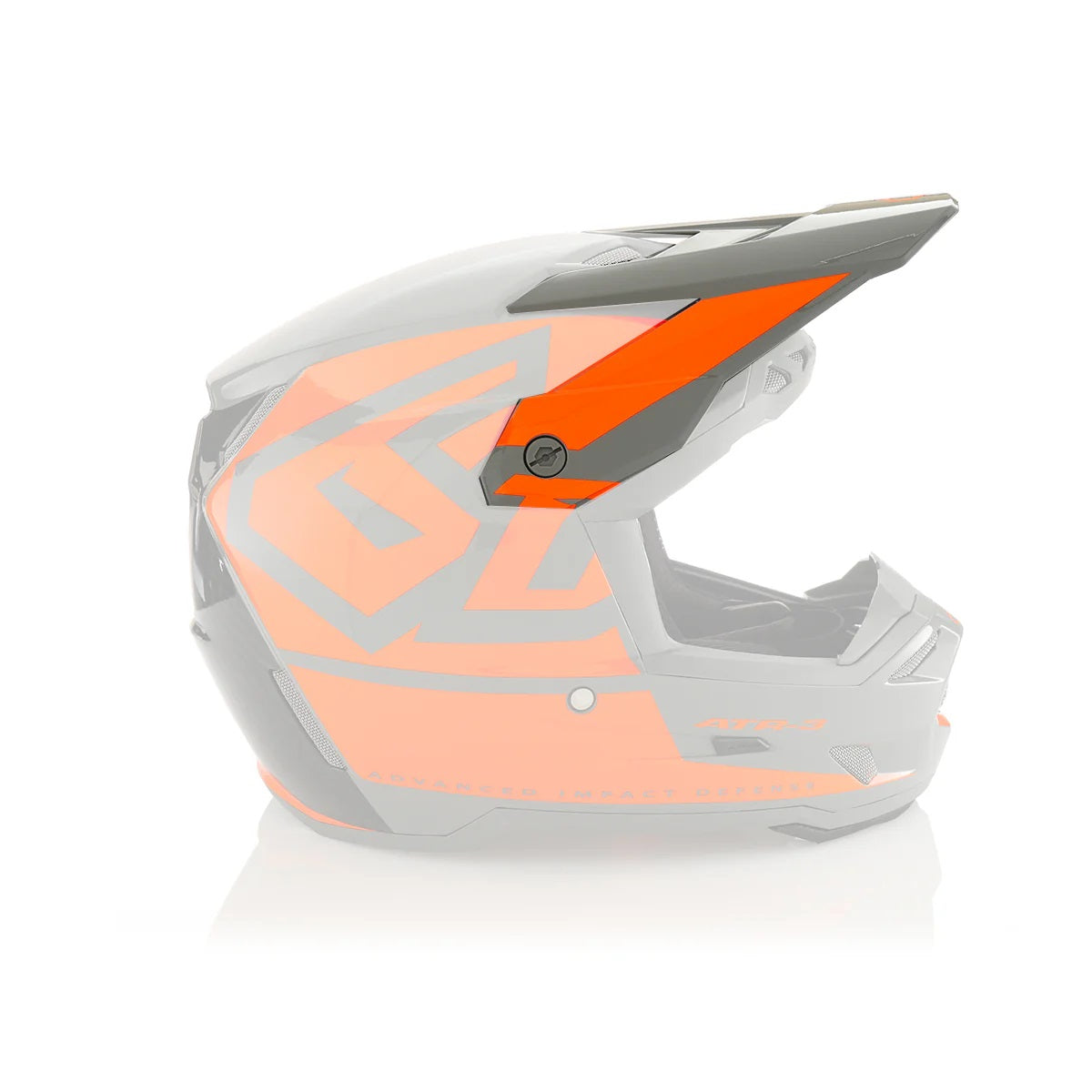 ATR-3Y Visor Hex Gloss Neon Orange