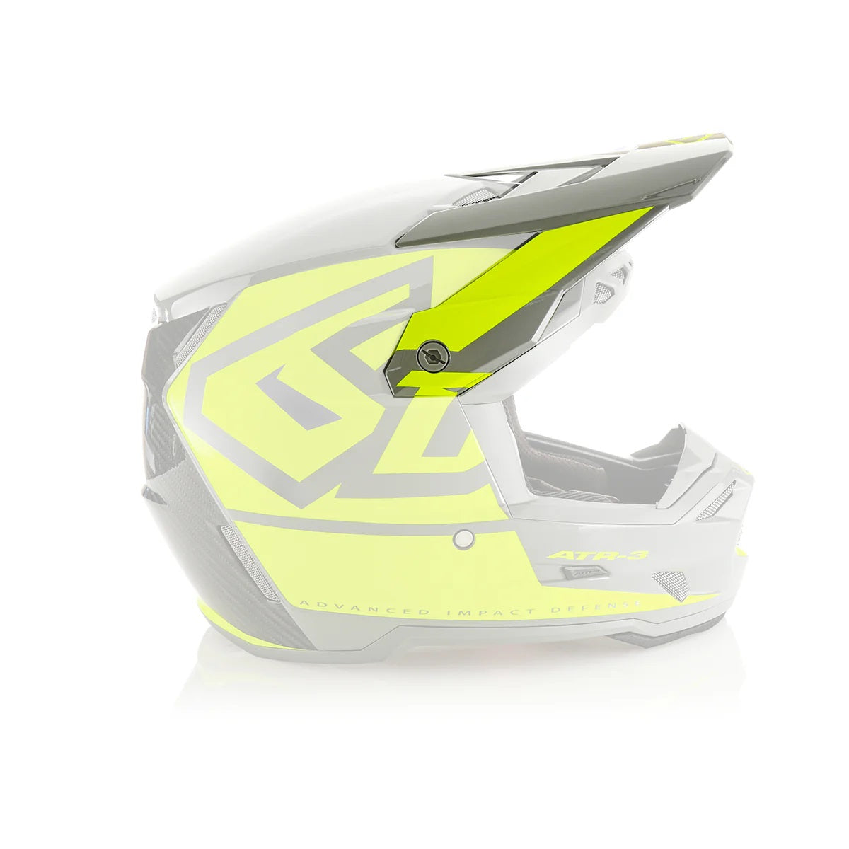 ATR-3Y Visor Wave Gloss Cyan Neon Yellow