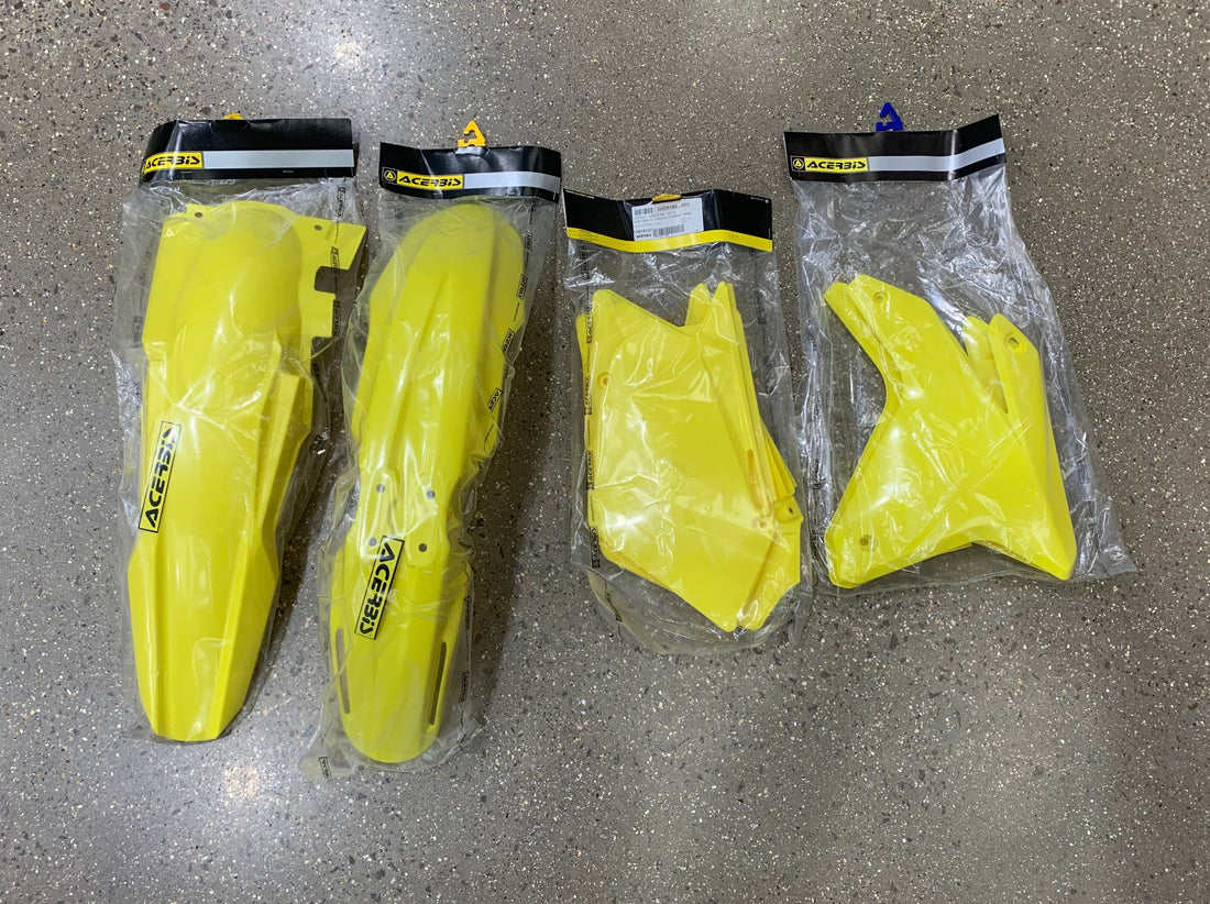 Acerbis Standard Plastic Kit Suzuki RM-Z450 2005 - 2006 Yellow